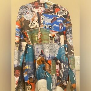 Jordan Brooklyn Fleece Printed Basketball Hoodie
